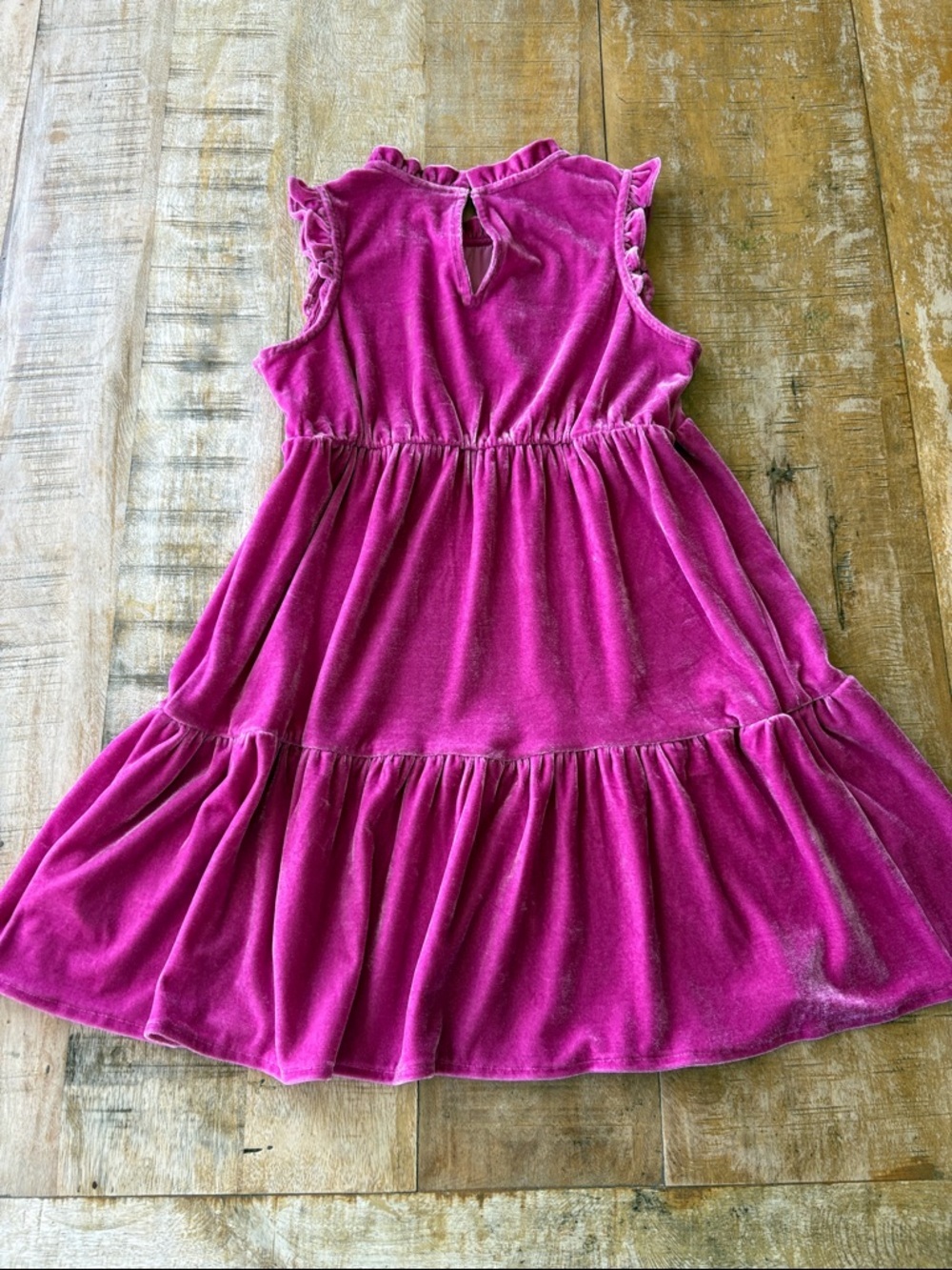 Crewcuts Girls Velour Dress size 7 - Picture 4 of 4